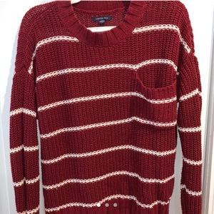 comfortable striped sweater